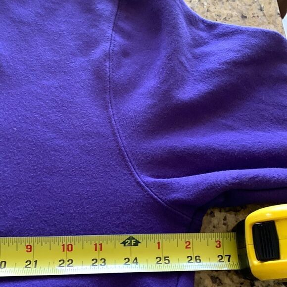 University of northern Iowa UNI Embroidered purple Vintage Hoodie Sweatshirt XL - Picture 7 of 9